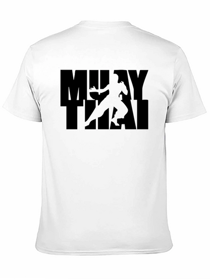 Muay Thai Graphic Tee - Black Martial Arts Shirt