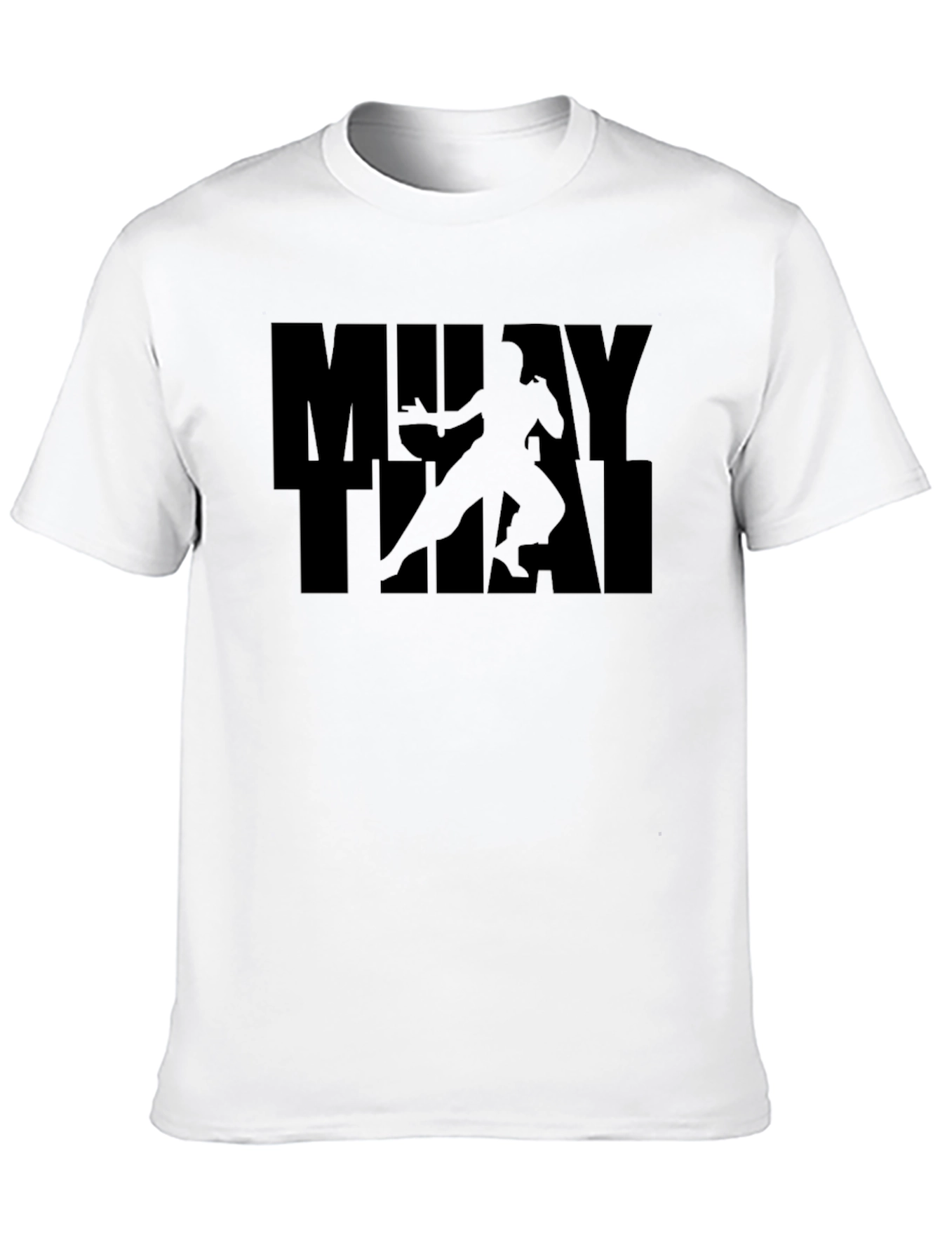 Muay Thai Graphic Tee - Black Martial Arts Shirt