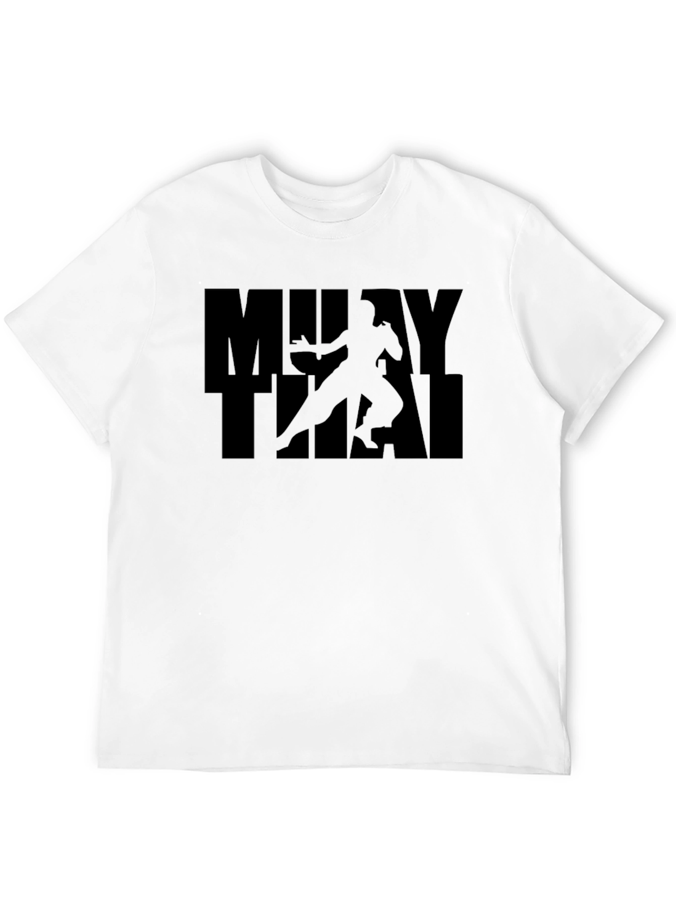 Muay Thai Graphic Tee - Black Martial Arts Shirt