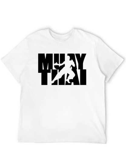 Muay Thai Graphic Tee - Black Martial Arts Shirt