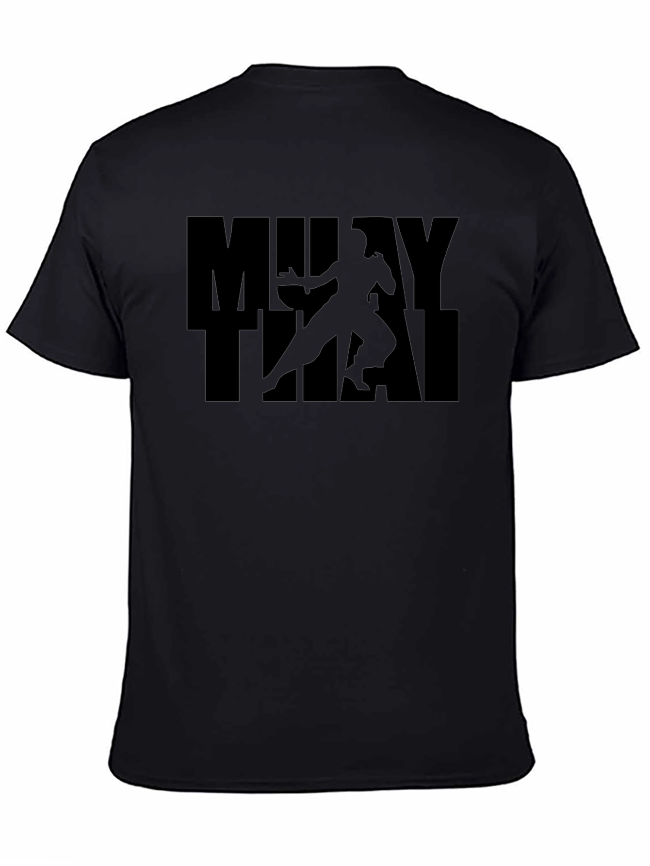 Muay Thai Graphic Tee - Black Martial Arts Shirt