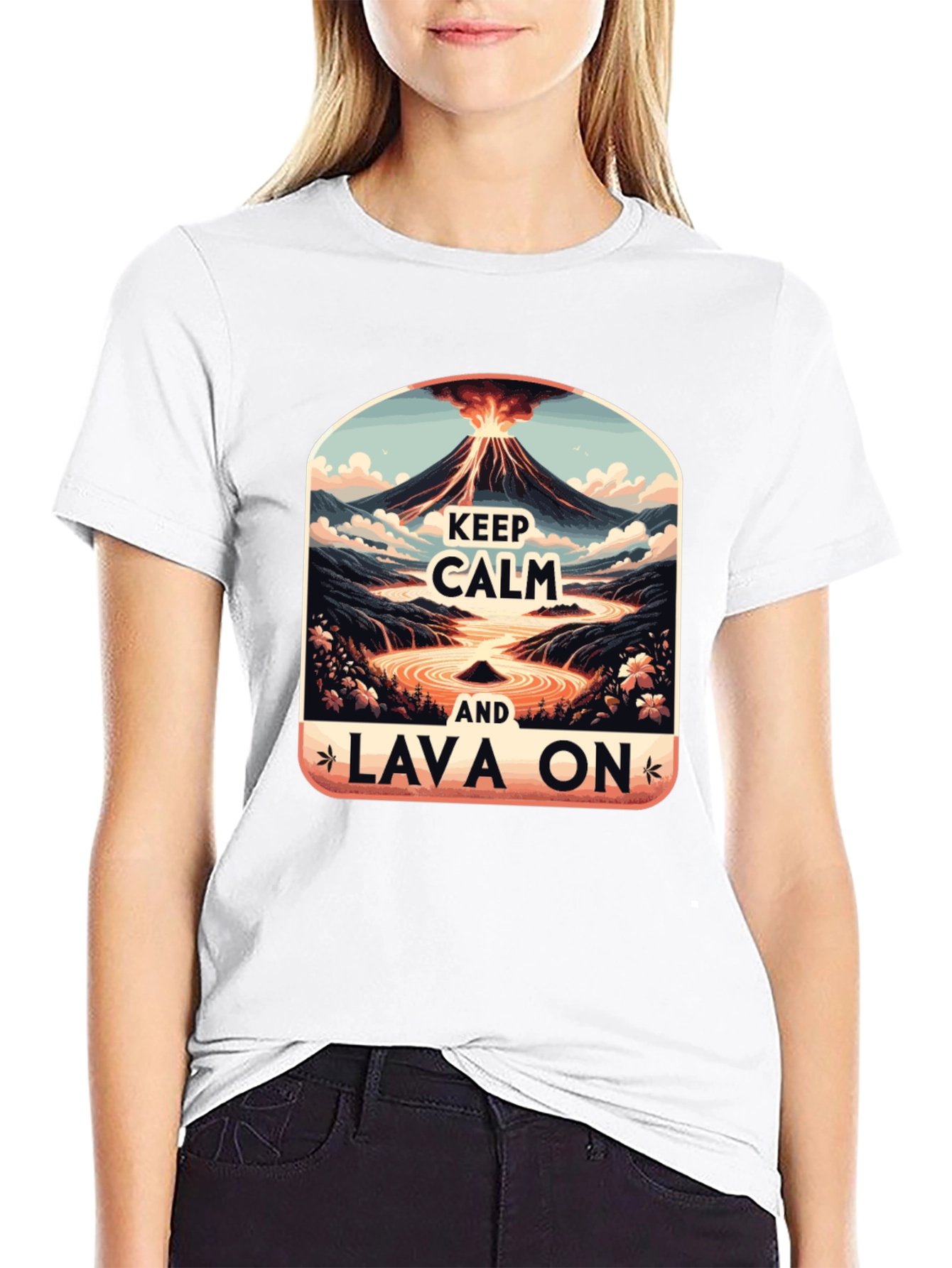 Keep Calm Lava On Graphic Tee