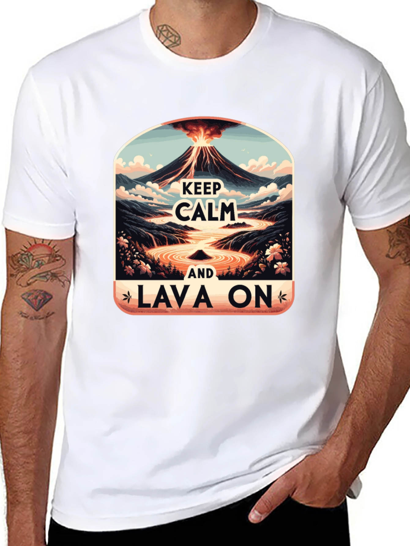 Keep Calm Lava On Graphic Tee