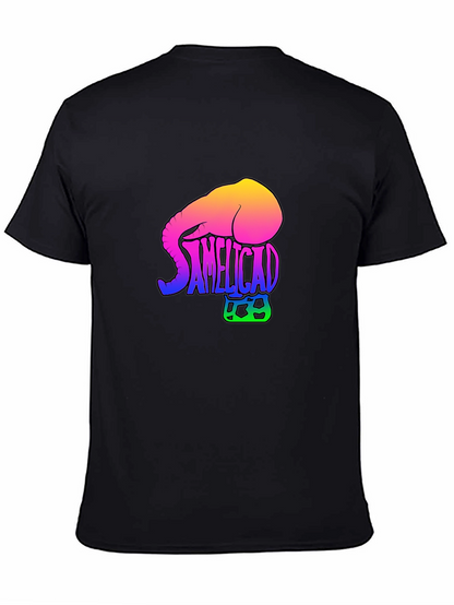 SAMELICAD Elephant Rainbow Graphic T-Shirt