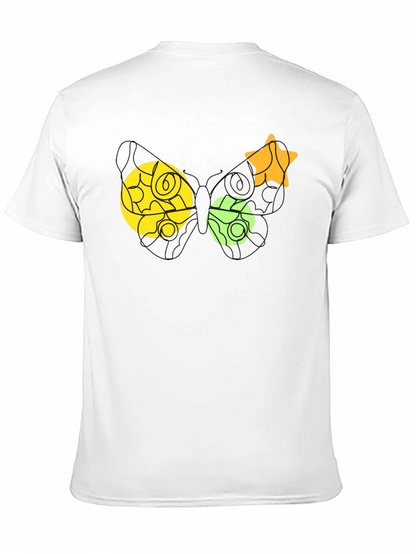 Geometric Shapes T-Shirt - Black