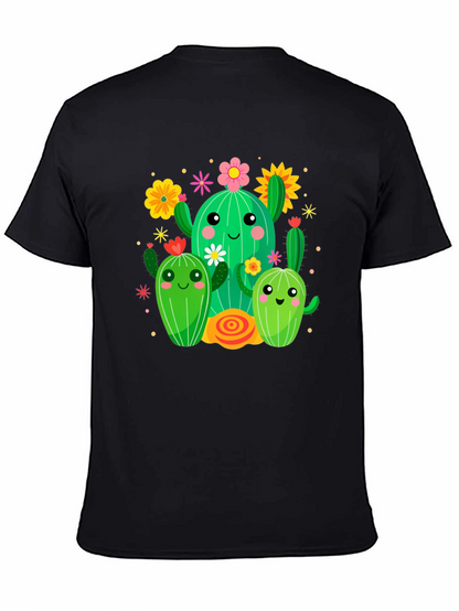 Cute Cactus Crew Graphic Tee - Fun & Stylish