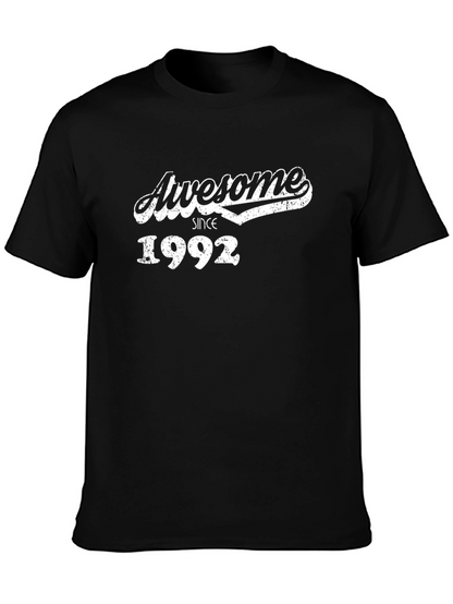 Awesome Since 1992 Graphic Tee - Black