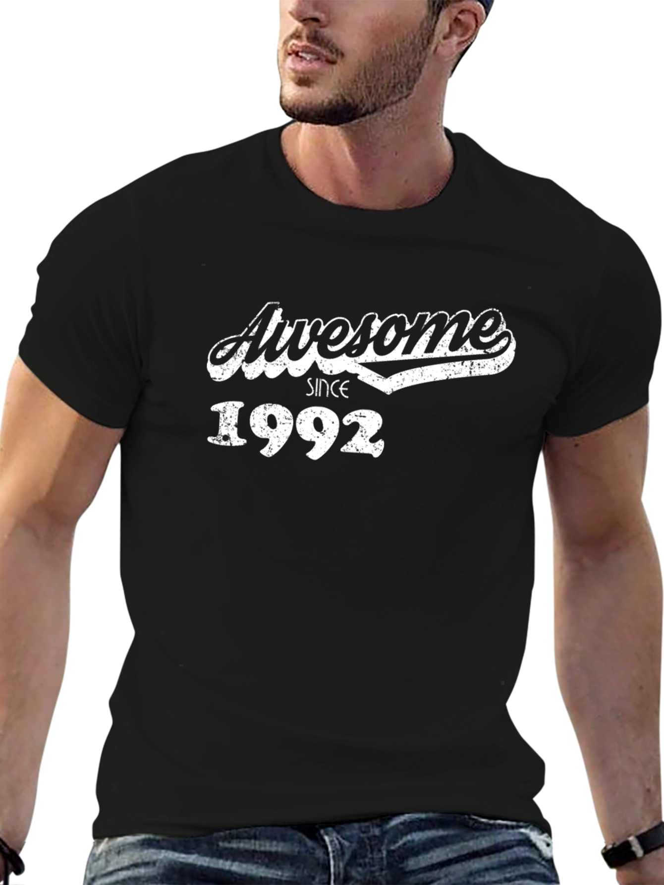 Awesome Since 1992 Graphic Tee - Black