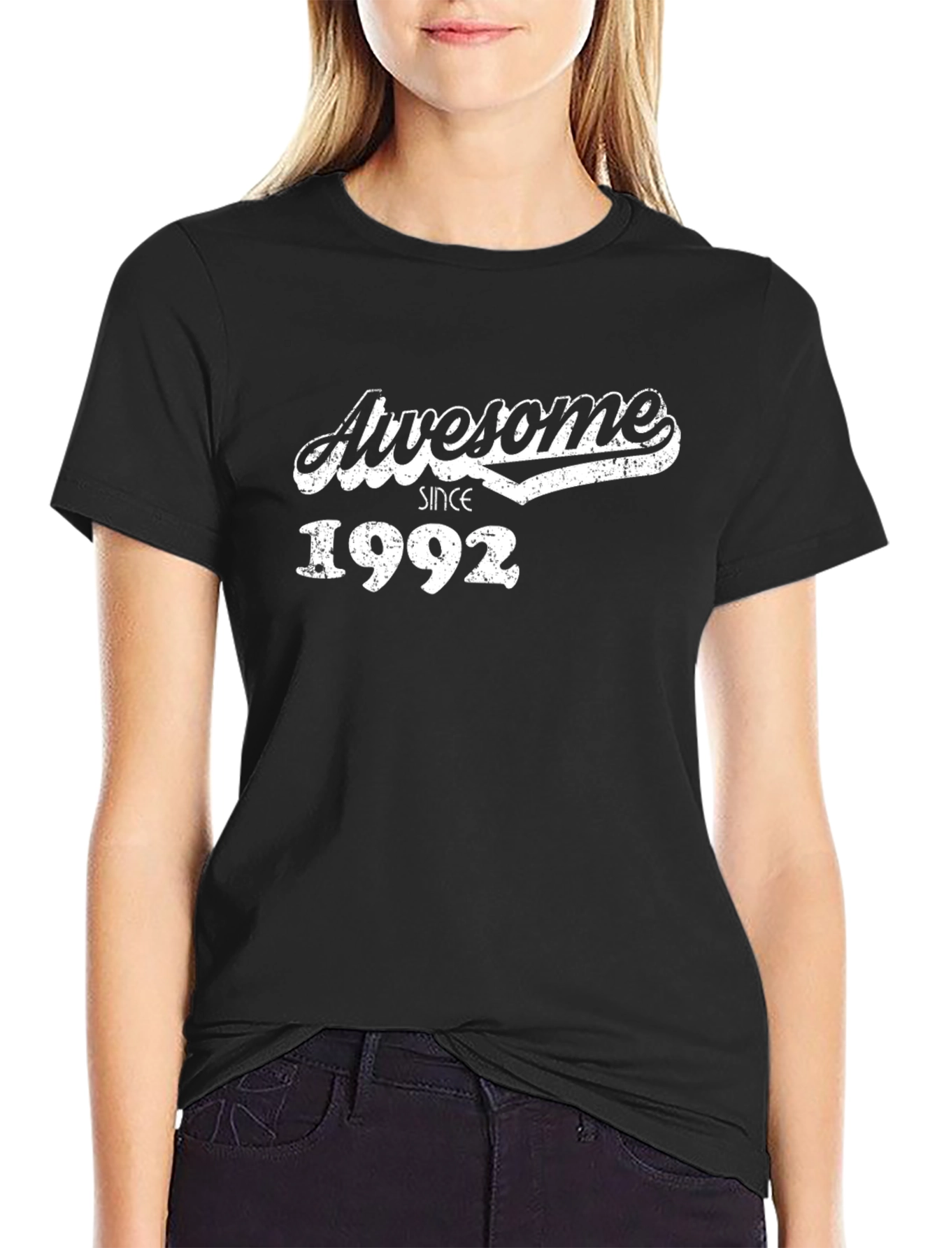 Awesome Since 1992 Graphic Tee - Black
