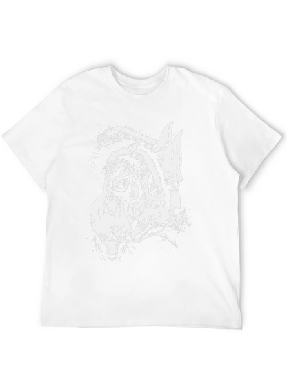 Wolfpack Graphic Print Black T-Shirt