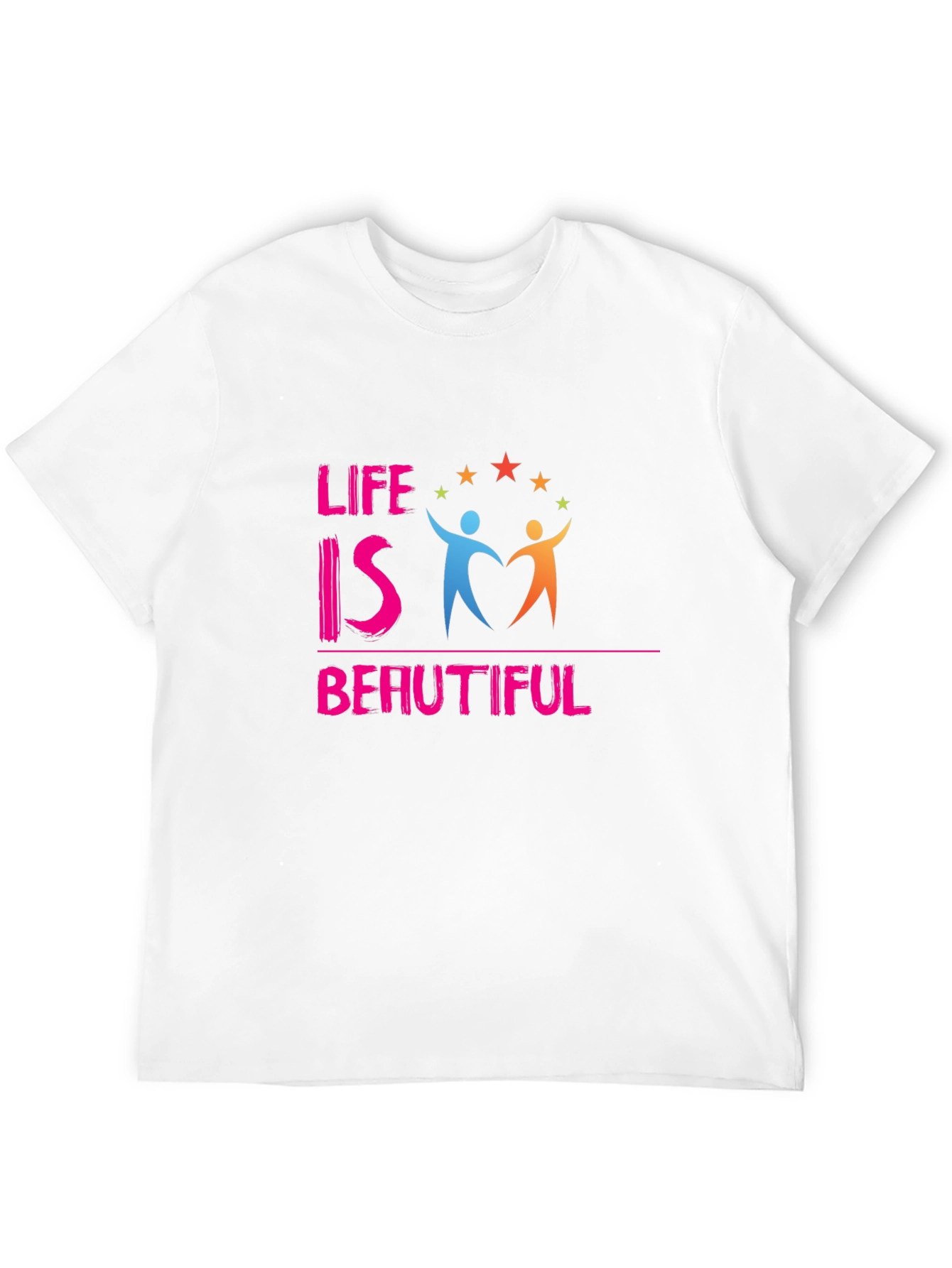 Life is Beautiful Graphic Tee - Inspiring Design