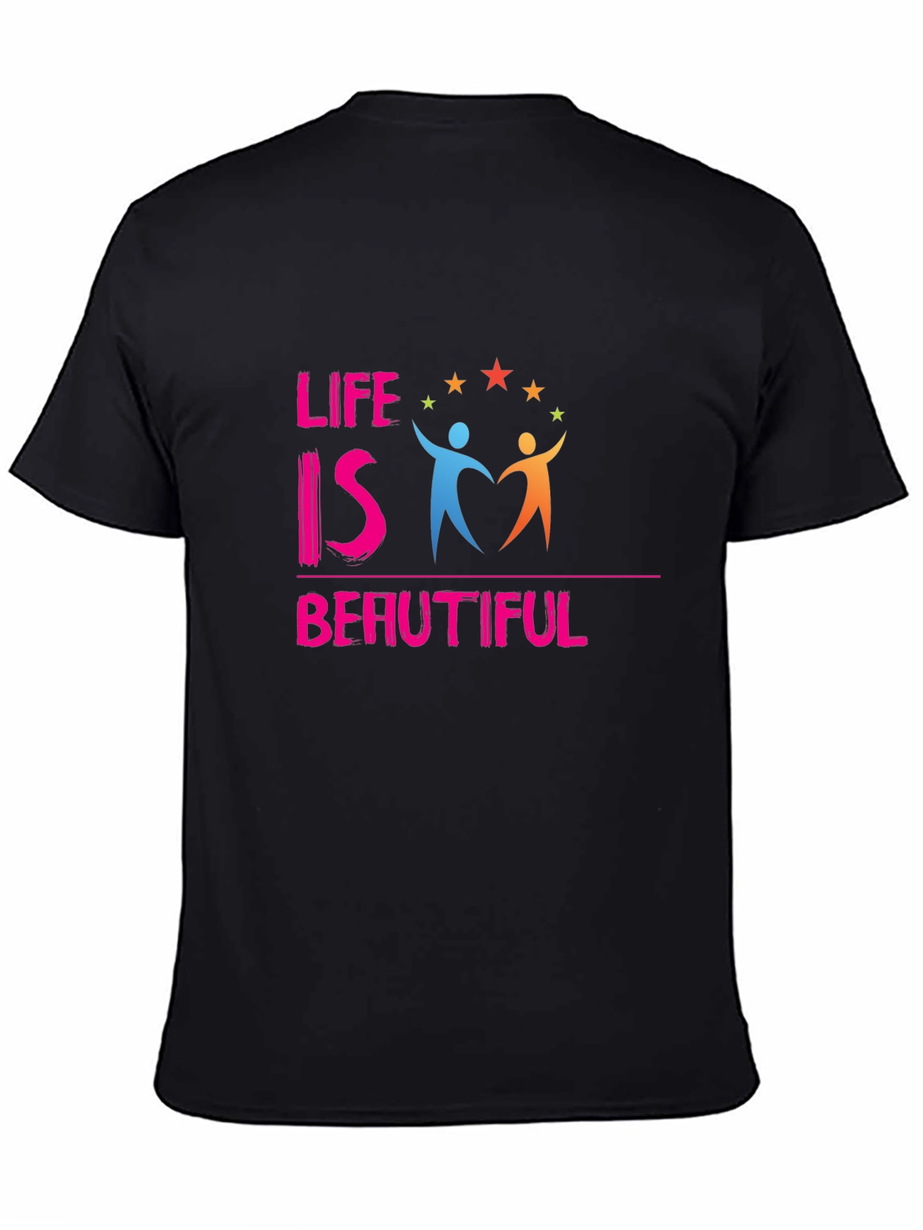 Life is Beautiful Graphic Tee - Inspiring Design