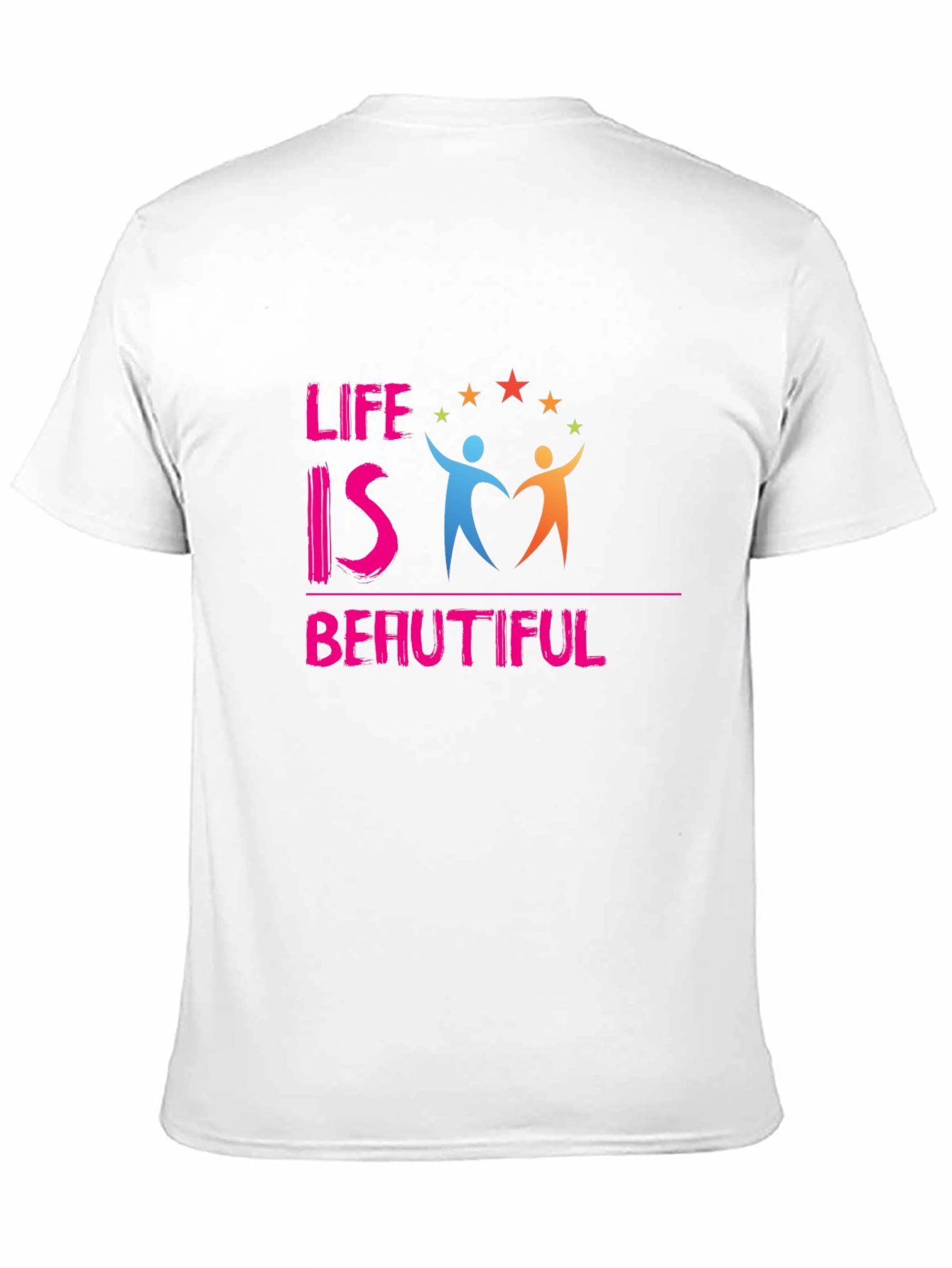 Life is Beautiful Graphic Tee - Inspiring Design