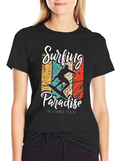Surfing Paradise Graphic T-Shirt