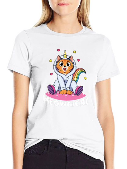 Meowgical Unicorn Cat T-Shirt
