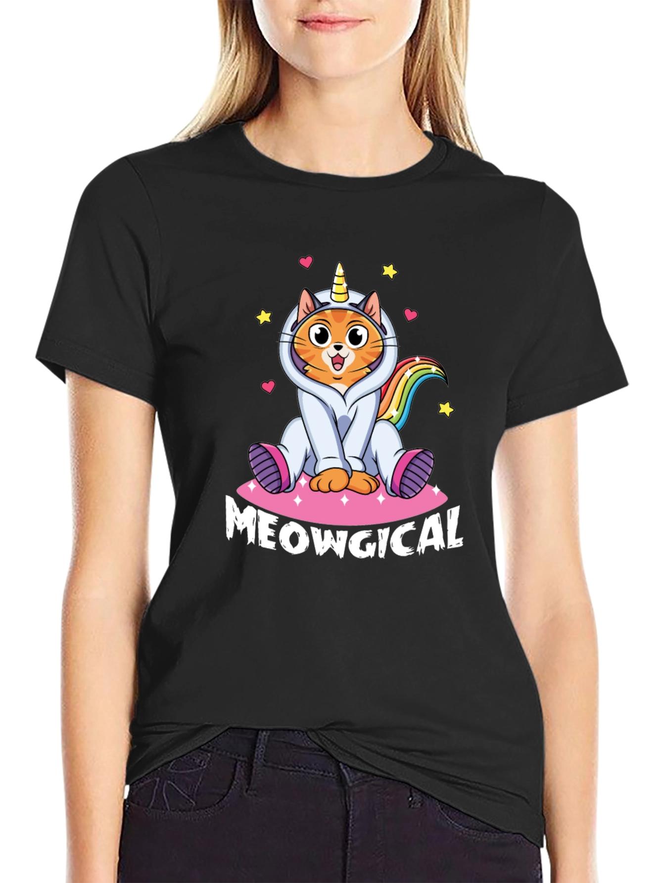 Meowgical Unicorn Cat T-Shirt