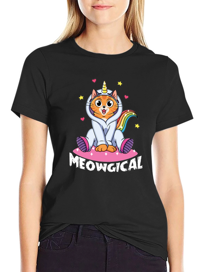 Meowgical Unicorn Cat T-Shirt