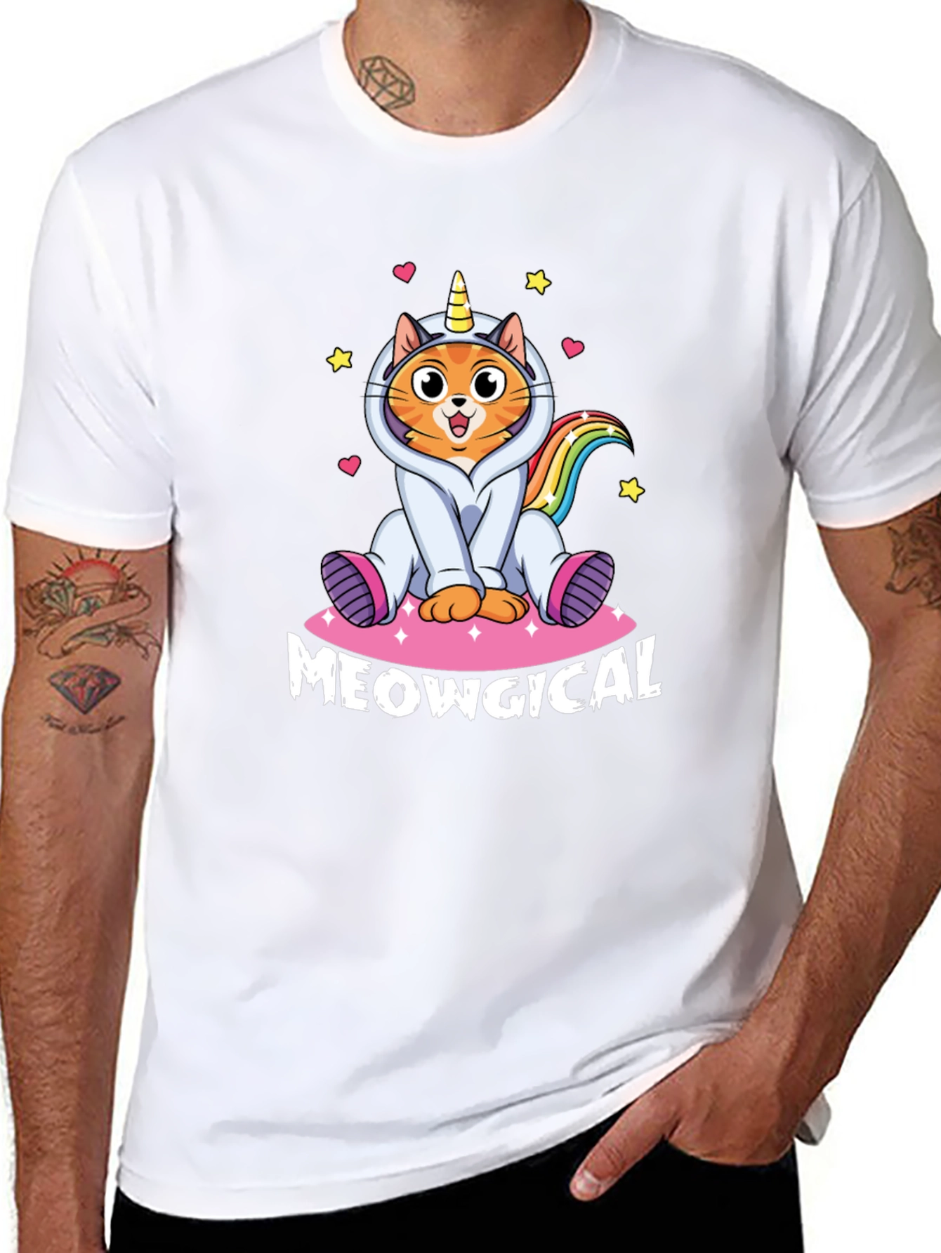 Meowgical Unicorn Cat T-Shirt