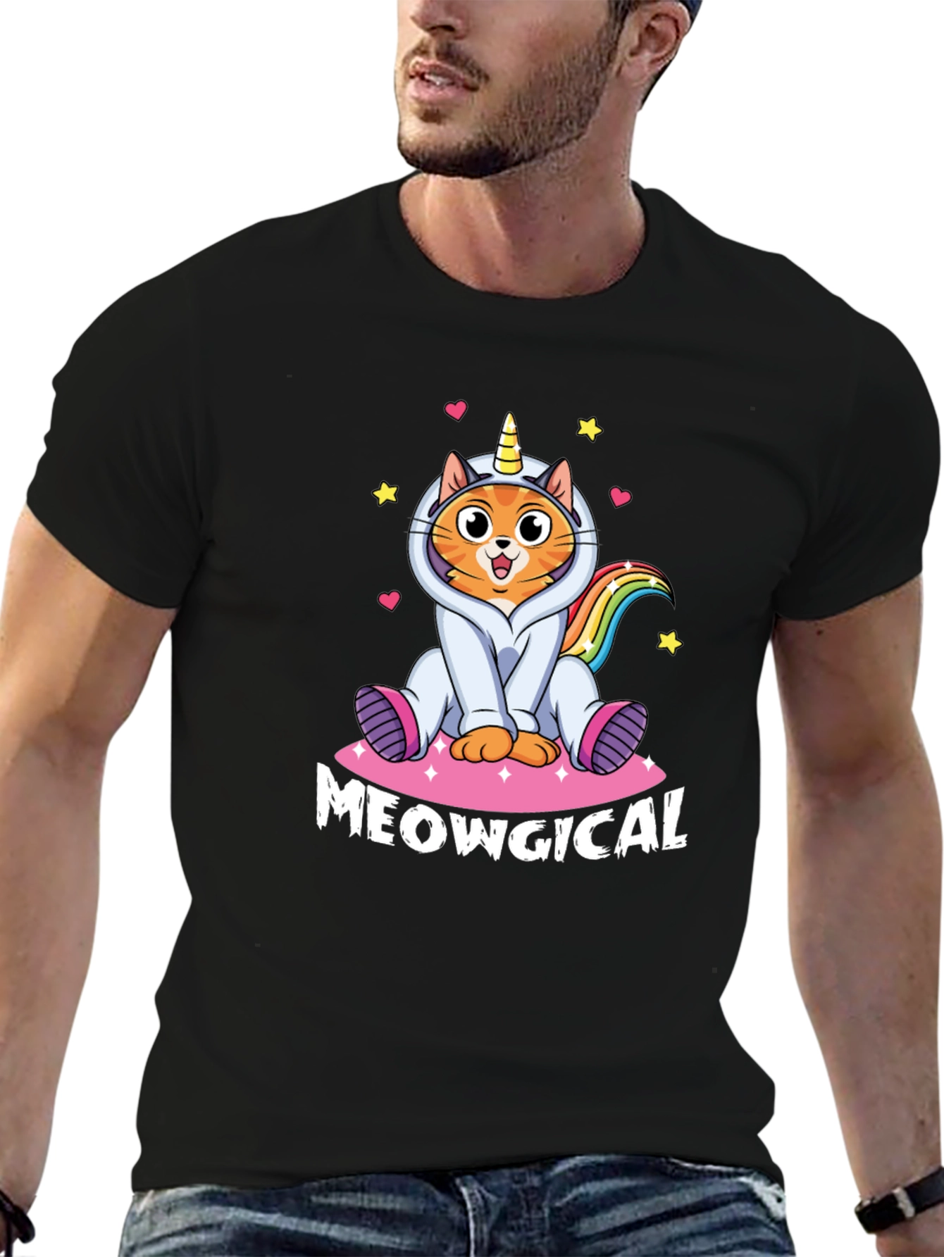 Meowgical Unicorn Cat T-Shirt