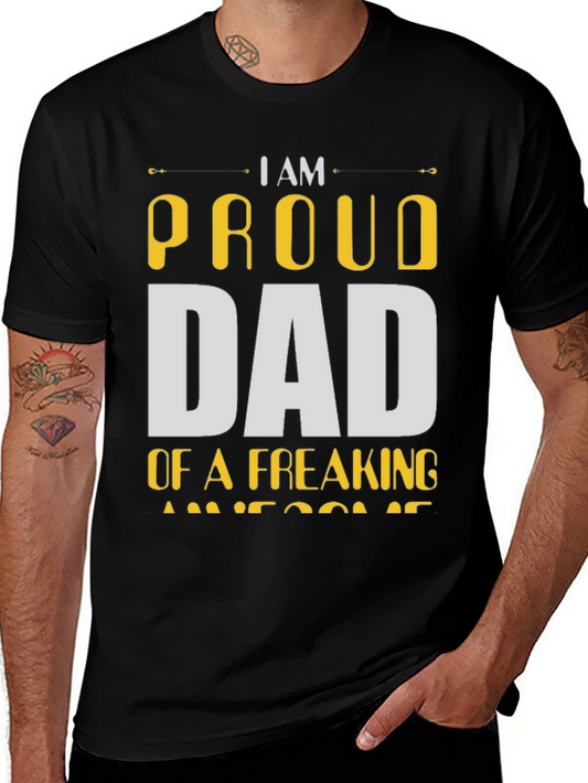 Proud Dad T-Shirt - Awesome Fathers Day Gift