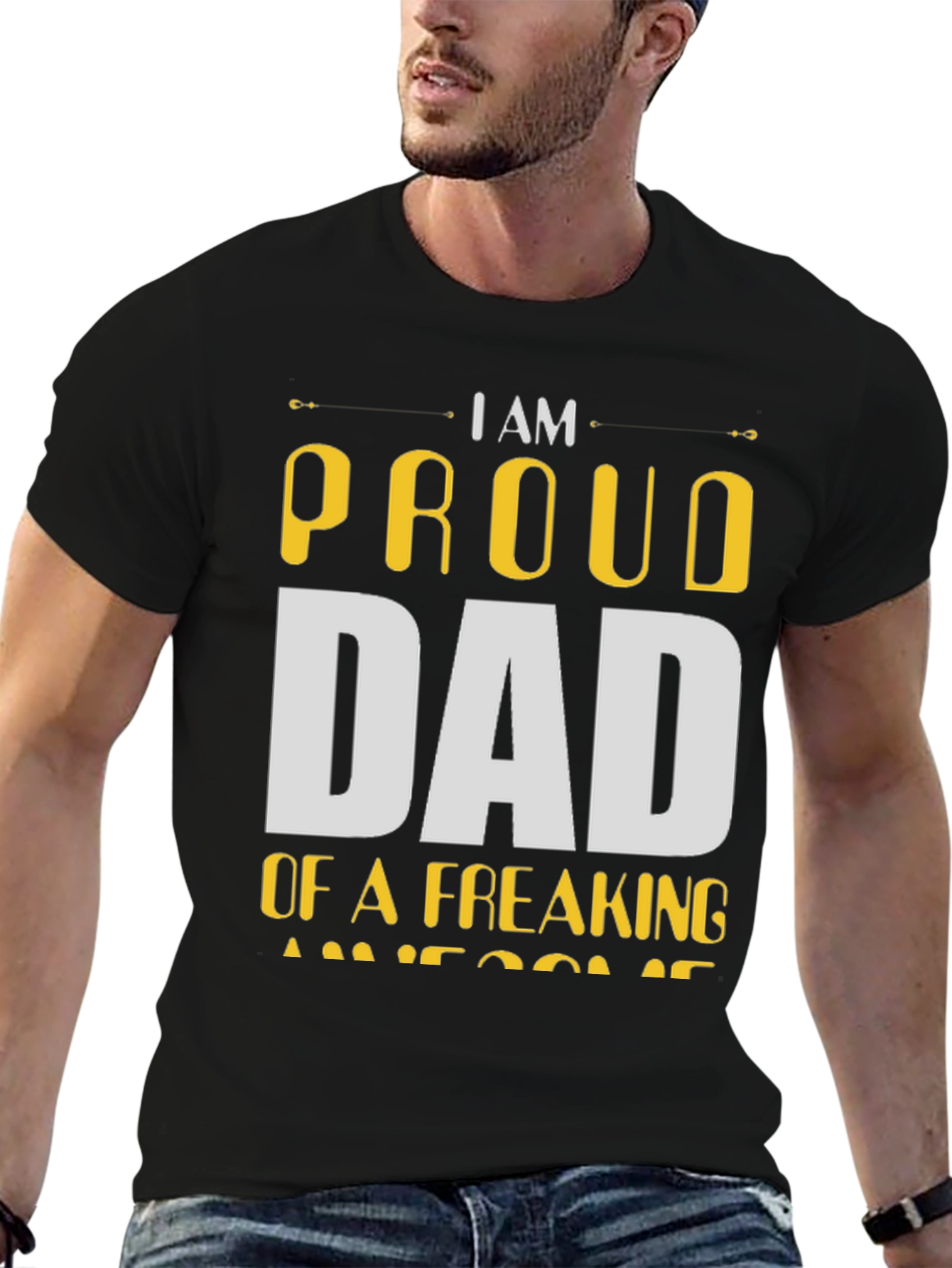 Proud Dad T-Shirt - Awesome Fathers Day Gift