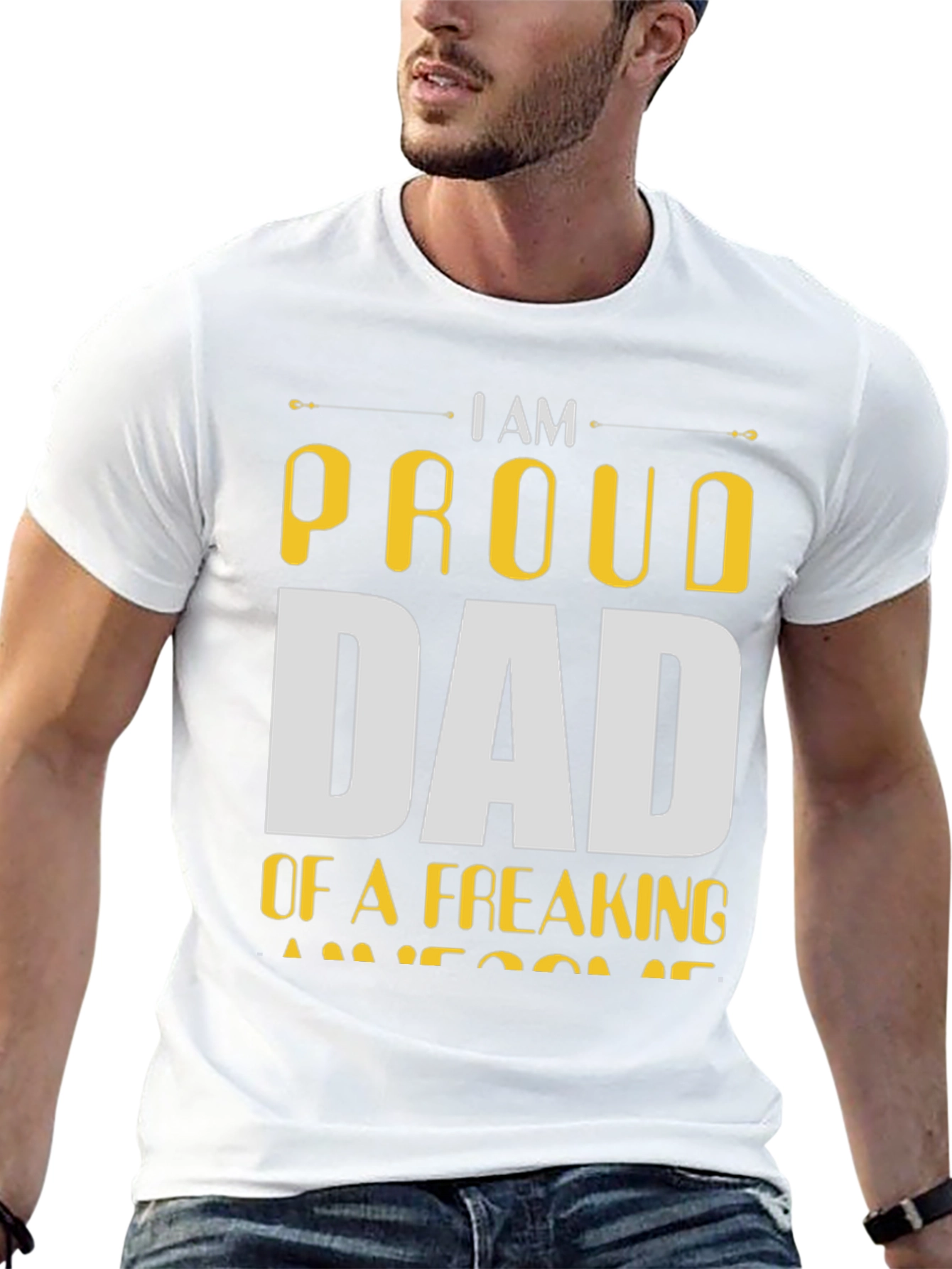 Proud Dad T-Shirt - Awesome Fathers Day Gift