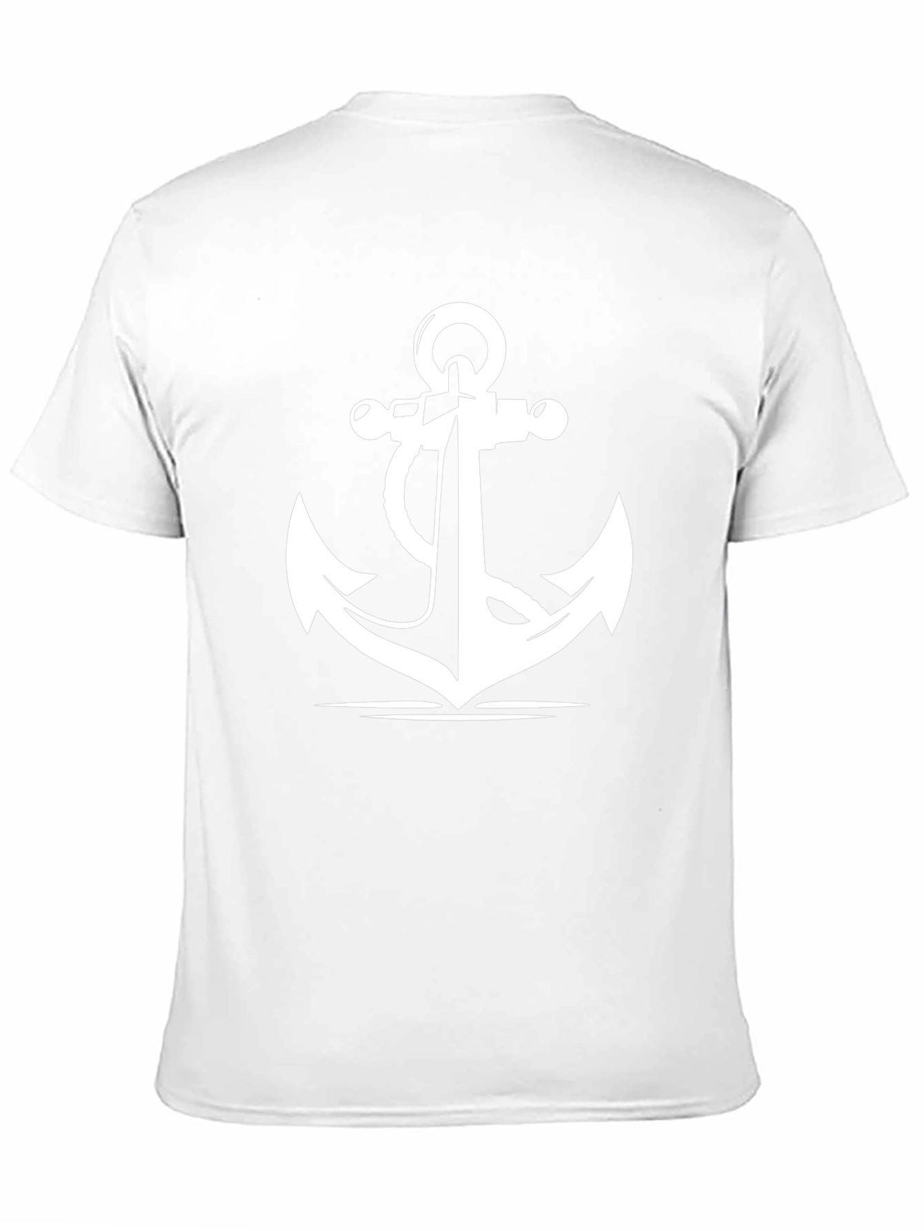 Anchor Graphic Print Black T-Shirt