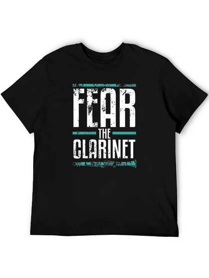 Fear The Clarinet Black T-Shirt
