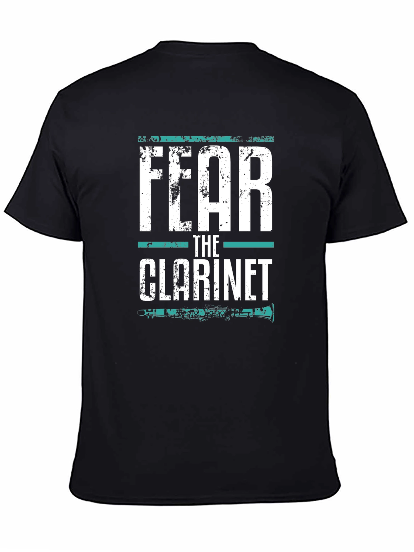 Fear The Clarinet Black T-Shirt