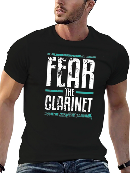 Fear The Clarinet Black T-Shirt