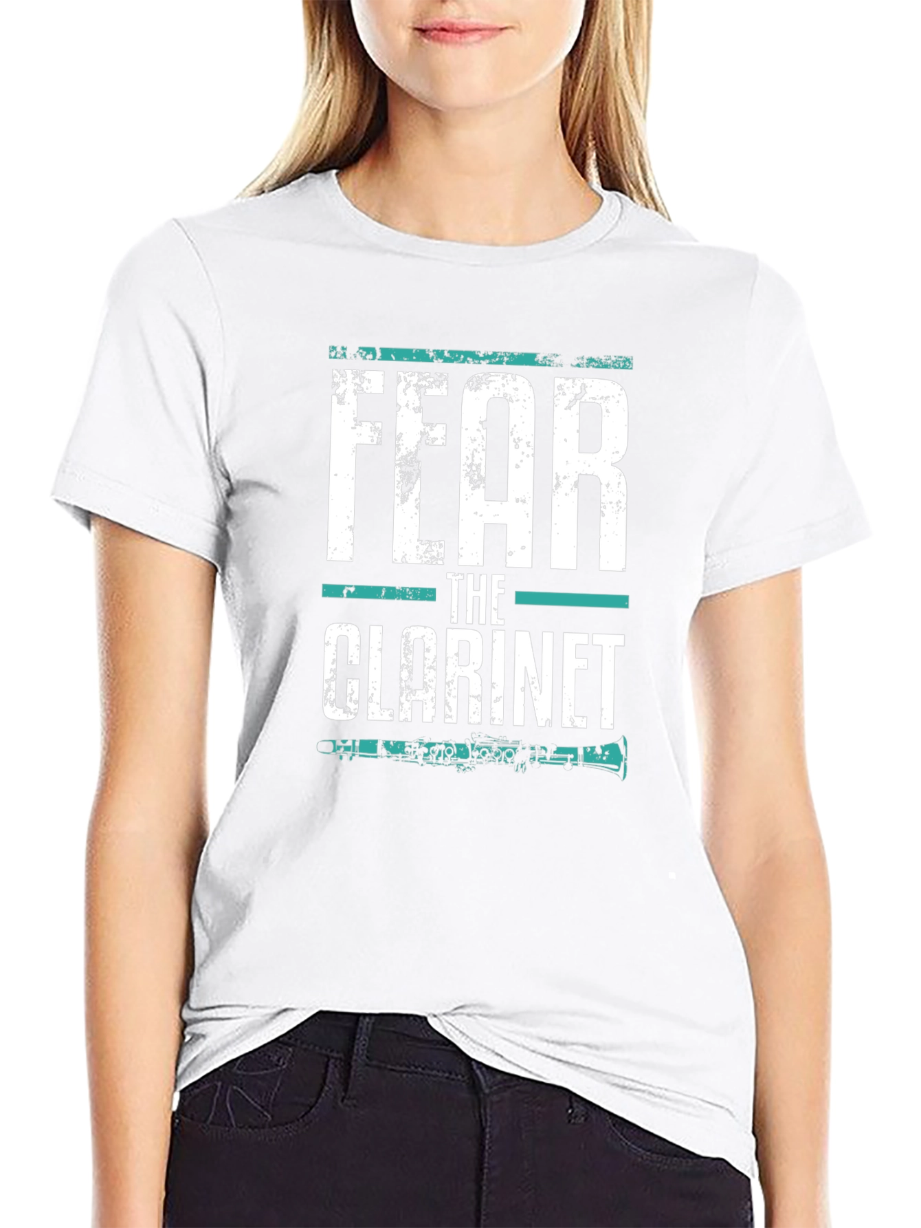 Fear The Clarinet Black T-Shirt