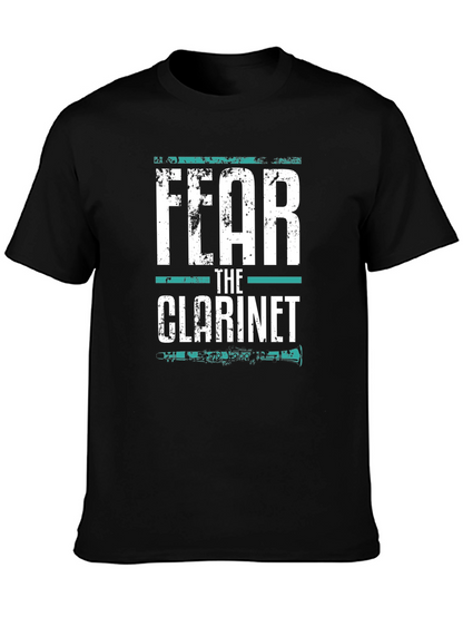 Fear The Clarinet Black T-Shirt