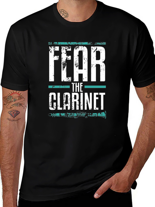 Fear The Clarinet Black T-Shirt