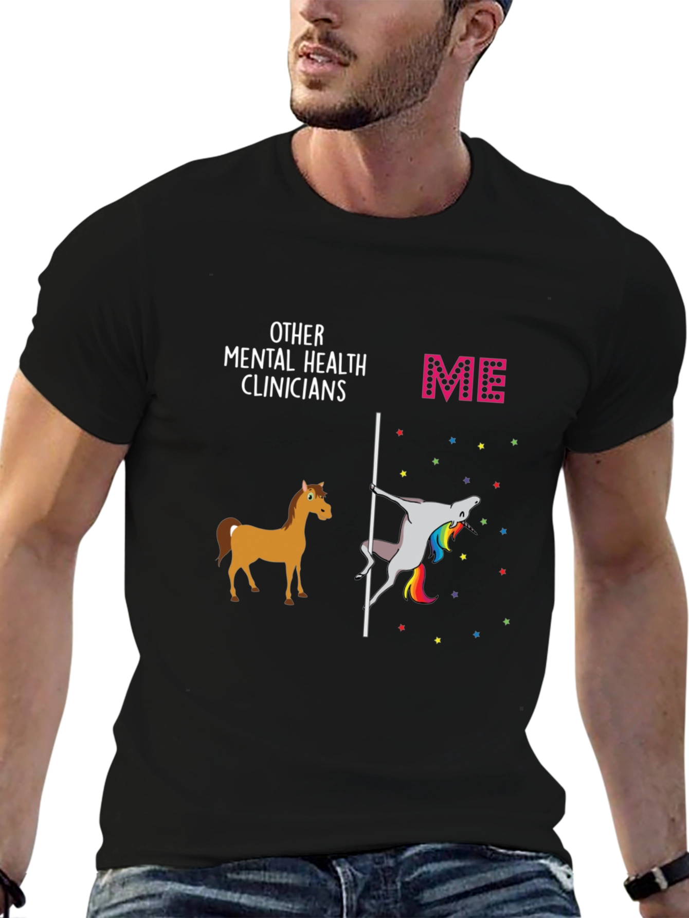 Mental Health Clinician T-Shirt Novelty Graphic Tee