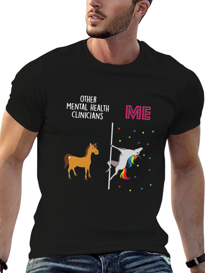 Mental Health Clinician T-Shirt Novelty Graphic Tee