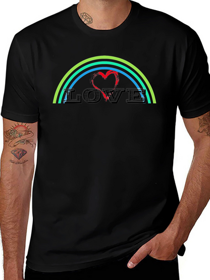 Love Rainbow Graphic T-Shirt