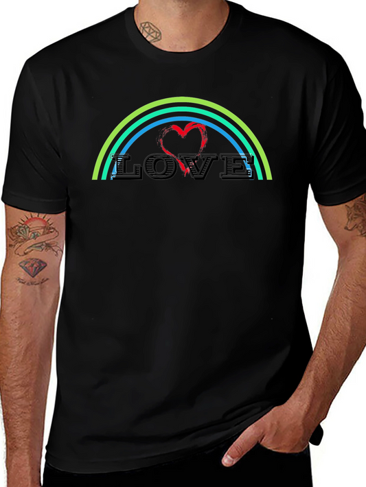 Love Rainbow Graphic T-Shirt