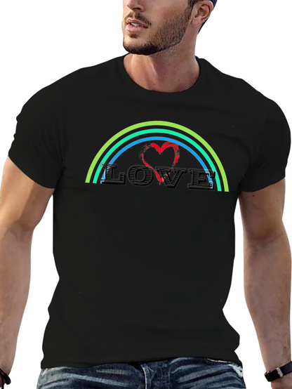 Love Rainbow Graphic T-Shirt