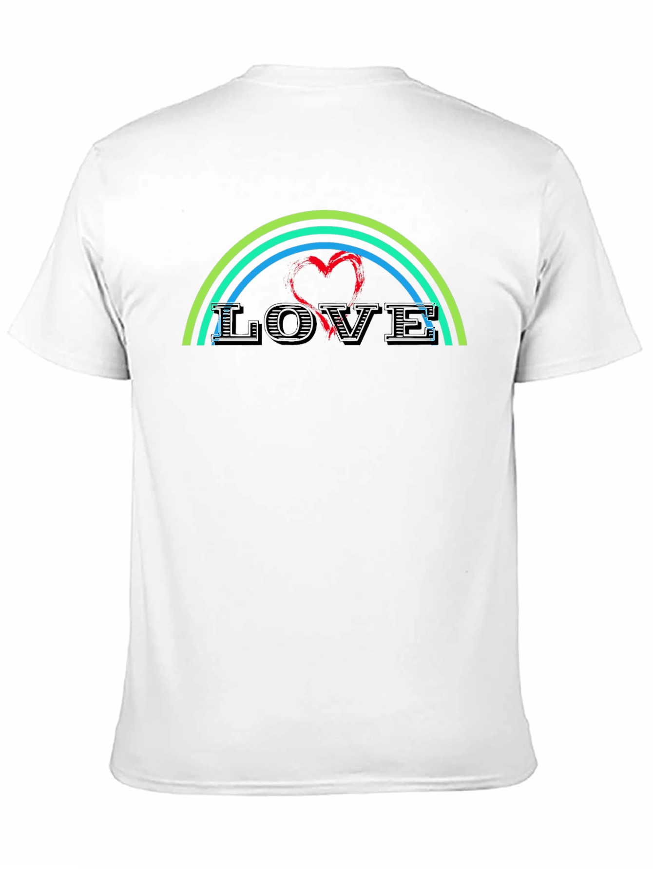Love Rainbow Graphic T-Shirt
