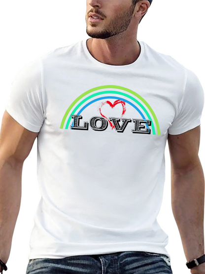 Love Rainbow Graphic T-Shirt