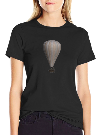 Air Balloon Graphic Tee - Modern Style
