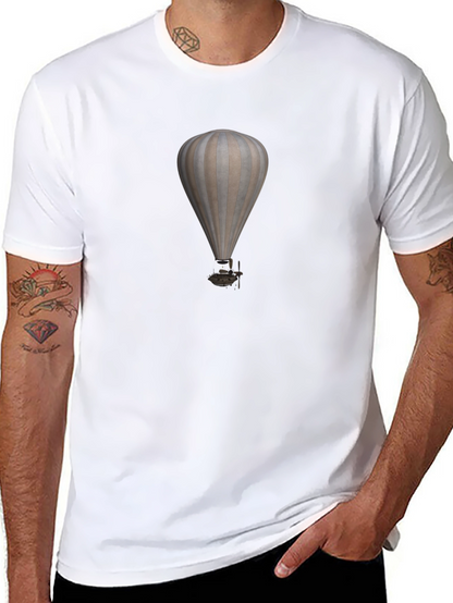 Air Balloon Graphic Tee - Modern Style