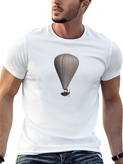 Air Balloon Graphic Tee - Modern Style