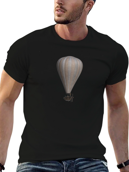 Air Balloon Graphic Tee - Modern Style