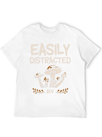 Easily Distracted RV Mushroom Graphic Tee