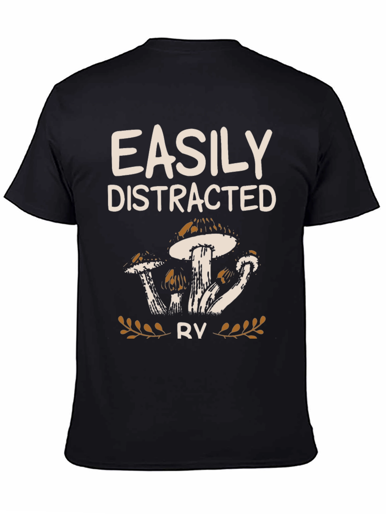 Easily Distracted RV Mushroom Graphic Tee
