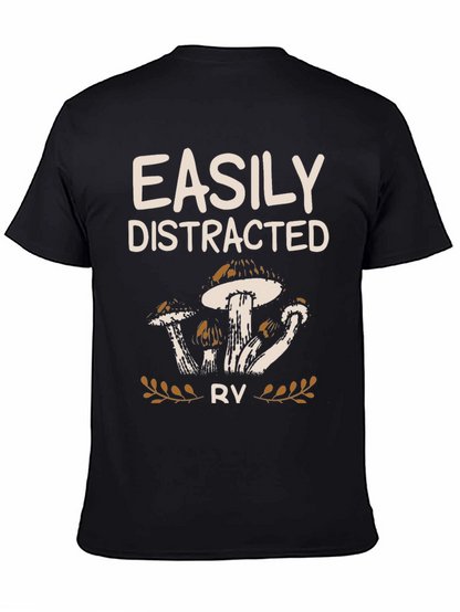 Easily Distracted RV Mushroom Graphic Tee