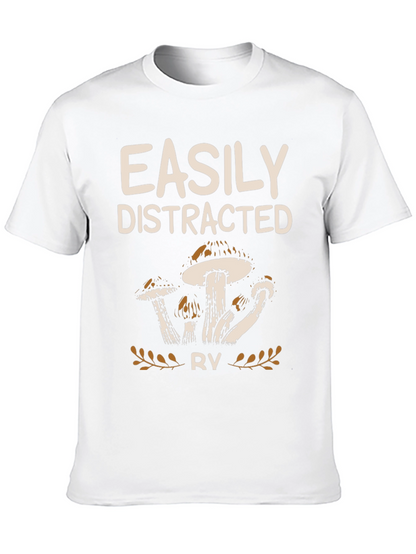 Easily Distracted RV Mushroom Graphic Tee