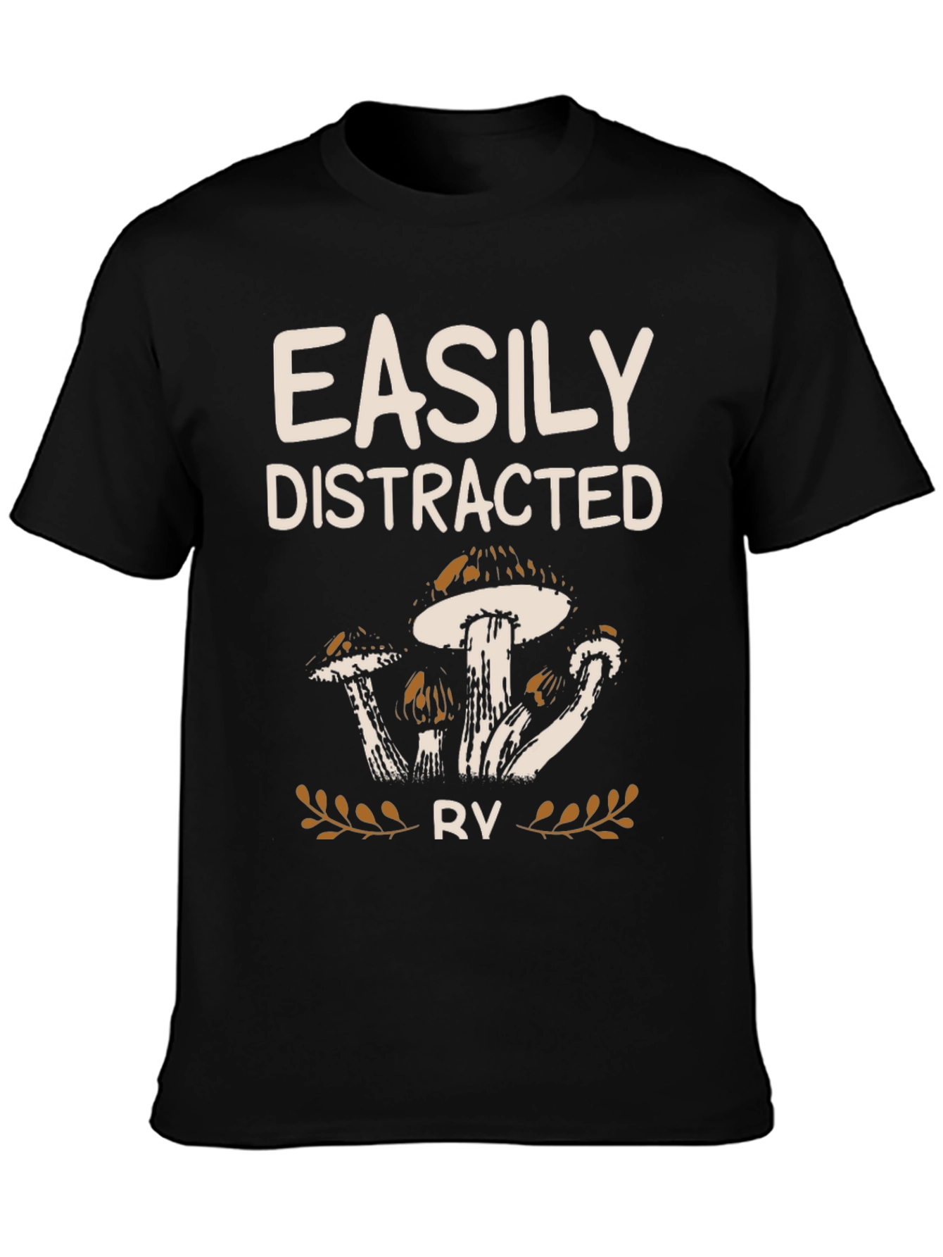 Easily Distracted RV Mushroom Graphic Tee
