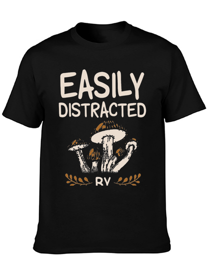 Easily Distracted RV Mushroom Graphic Tee